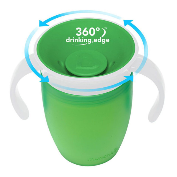 Munchkin čaša sa ručkama Miracle 360, 207ml, 6m+
