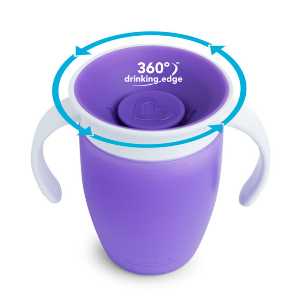 Munchkin čaša sa ručkama Miracle 360, 207ml, 6m+