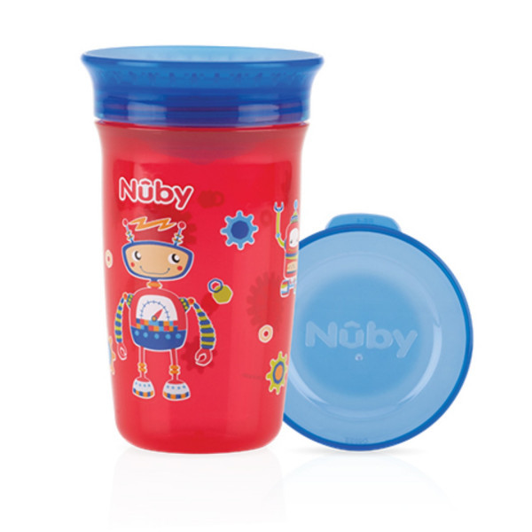 Nuby čaša 360 stepeni no spill 6m+, 300ml