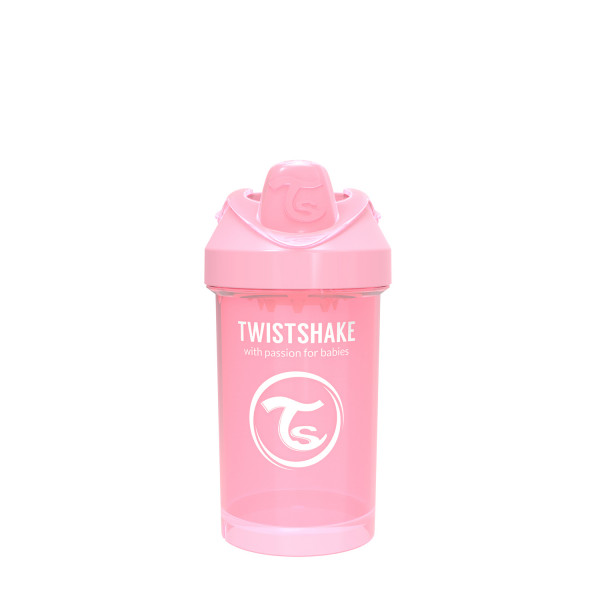 TS čaša Crawler cup 300ml 8m+ pastelna roze 