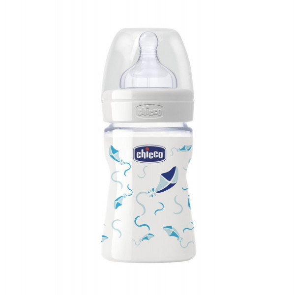 Chicco staklena flašica Giotto 150ml sil. deč 0m+ 