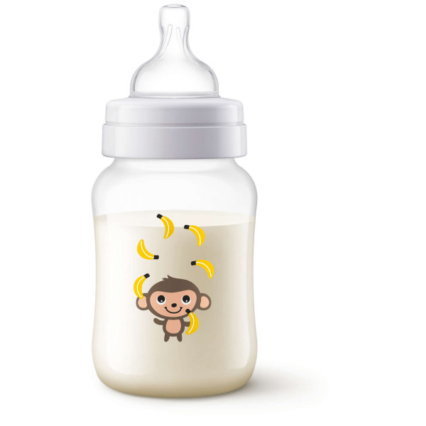 Avent plastična flašica classic + 1m+ 260ml Majmun