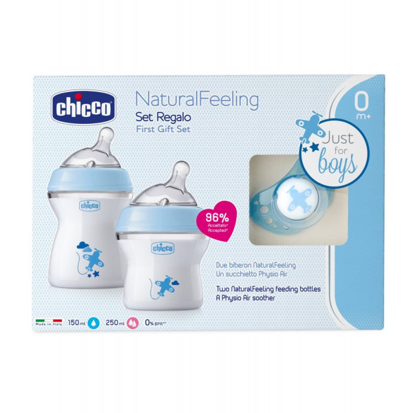 Chicco poklon set Naturalfeeling za dečake 