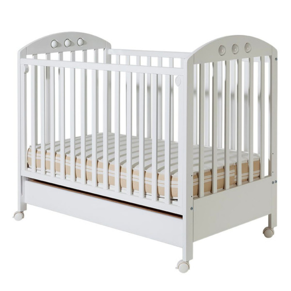 Bambino krevetac Nora, beli, sa fiokom