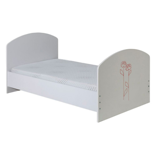 Bambino krevet Lilly, belo-roze,160x80