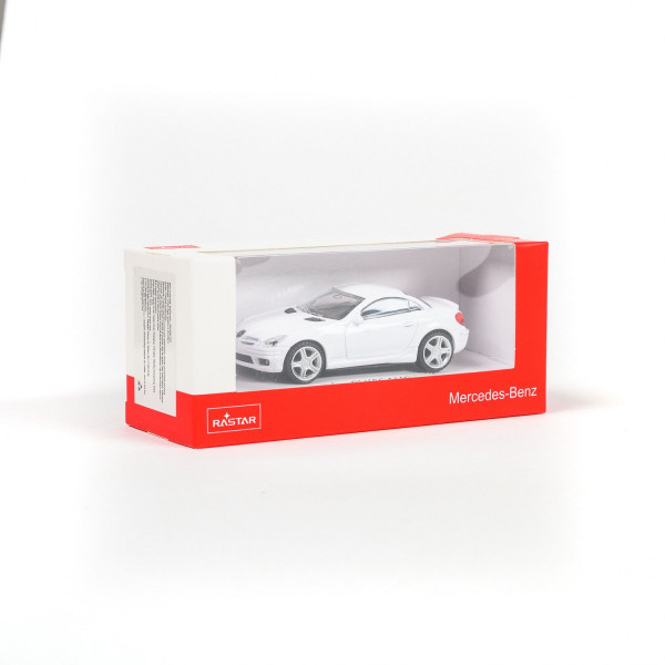 Rastar automobil Mercedes SLK 1:43 - bela 