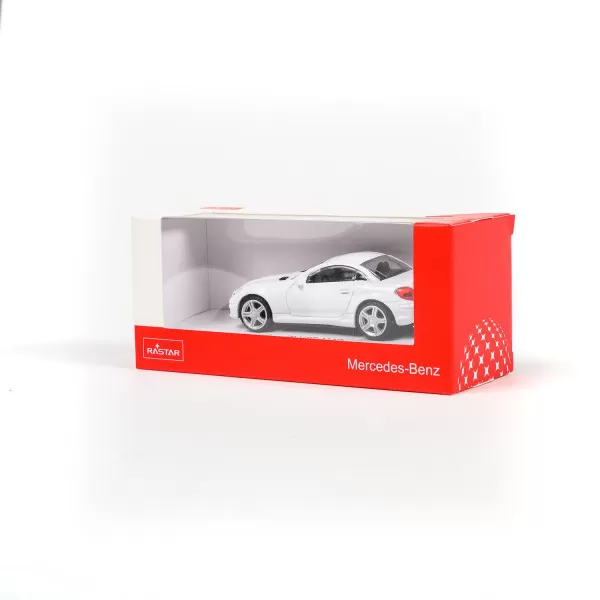 Rastar automobil Mercedes SLK 1:43 - bela