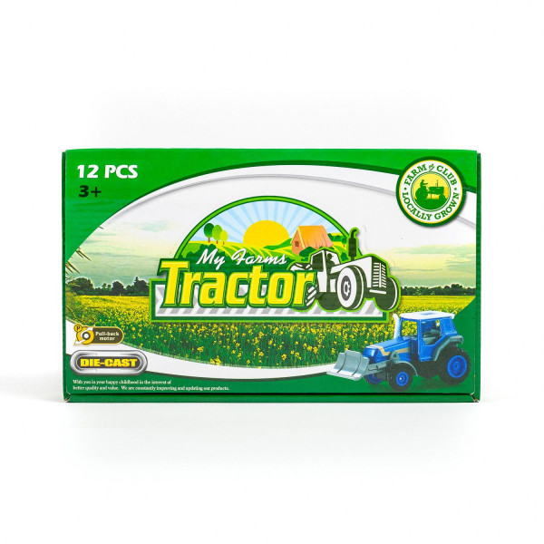Hk Mini igračka traktor die cast, display 12 kom