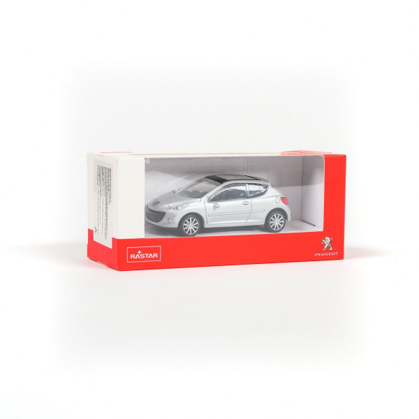 Rastar automobil Peugeot 207 1:43 (41800) - siv
