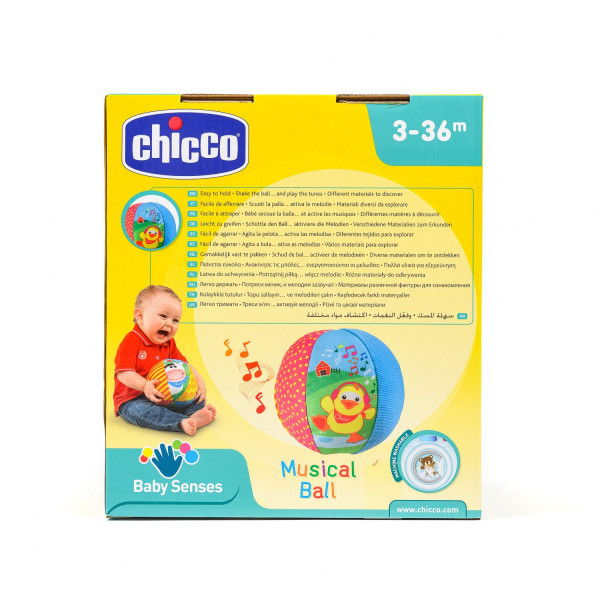 Chicco igračka plišana muzička lopta