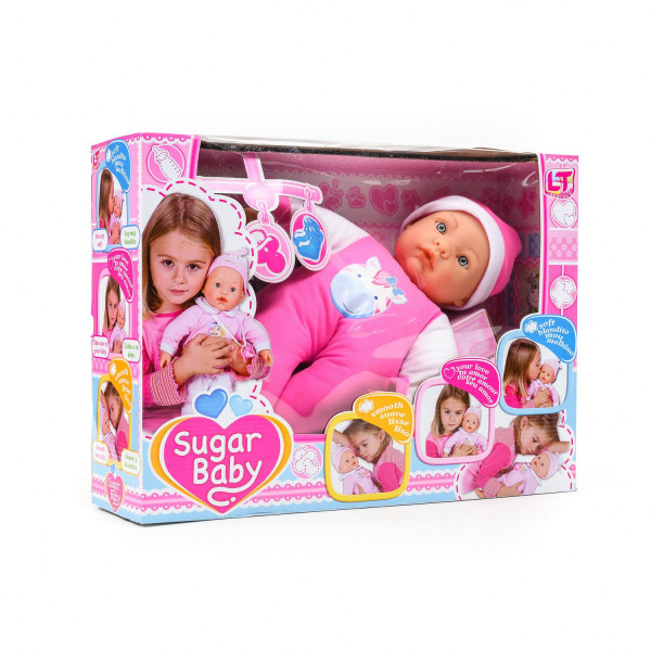 Loko toys,lutka beba u roze odelcetu,45 cm 