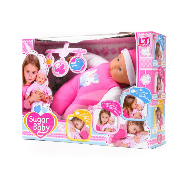 Loko toys,lutka beba u roze odelcetu,45 cm 