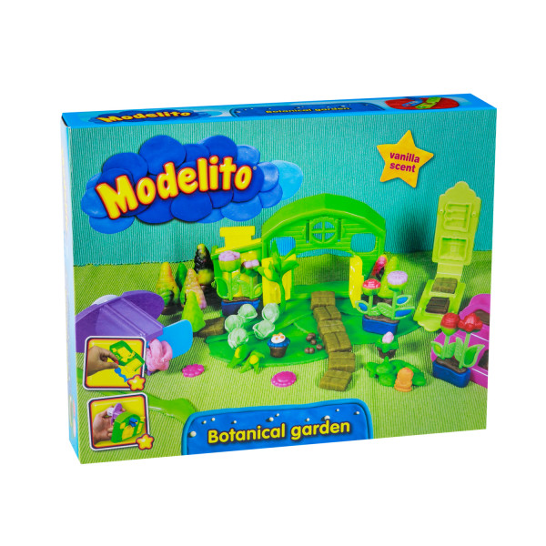 Modelito, plastelin set bašta