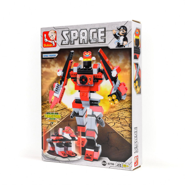 Sluban kocke, robot, svemirski borac, 143 kom