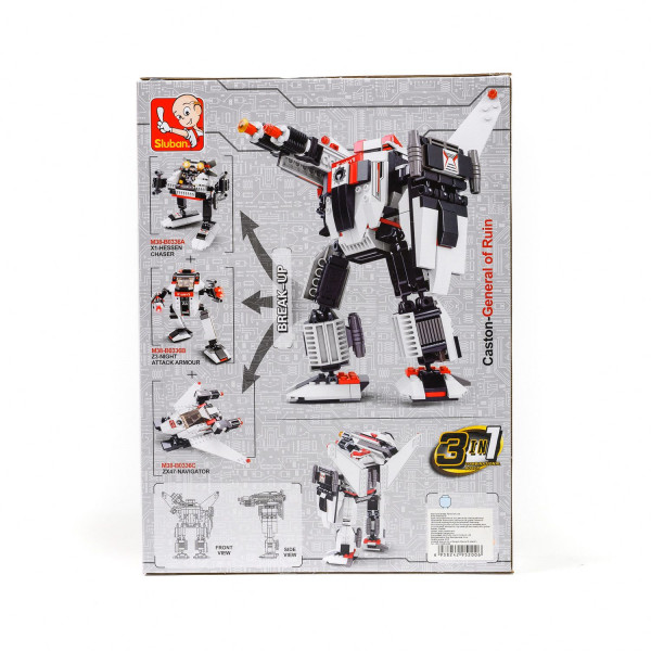 Sluban kocke, 3u1 robot, 313 kom