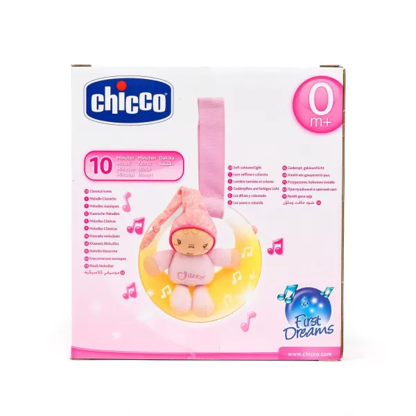 Chicco muzička lampa Uspavani Mesec (fd)-roze
