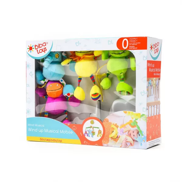 Biba Toys muzička vrteška drugari iz džungle - lux