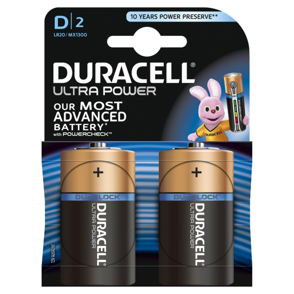 Duracell Ultra D 2 kom 