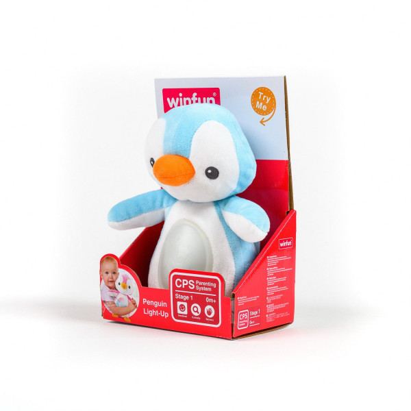 Win Fun igračka Svetleći pingvin plava
