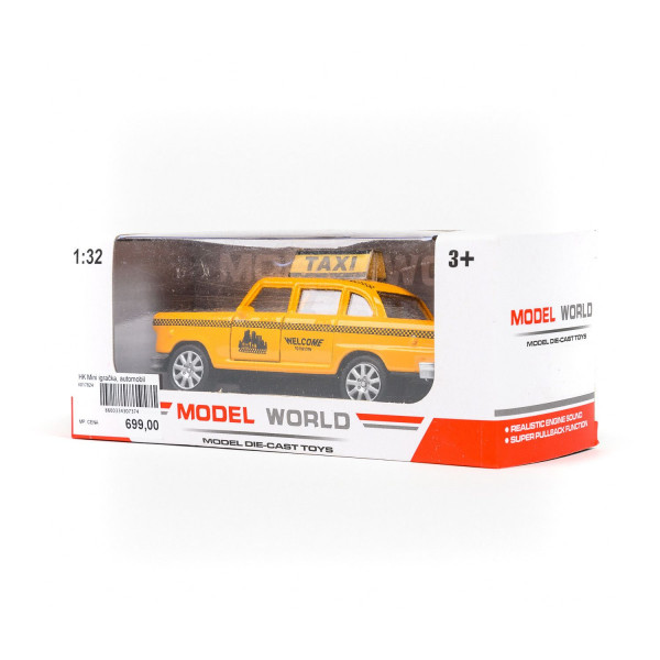 HK Mini igračka, automobil 1:32 - taxi