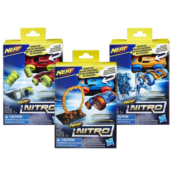 Nerf nitro soft racer stunt set 