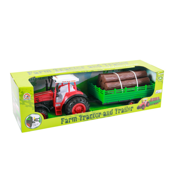 HK Mini igračka traktor sa balvanima
