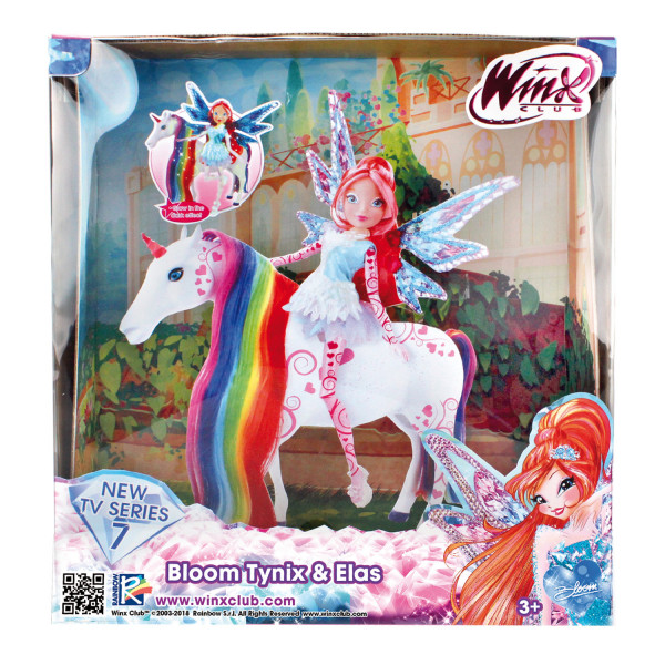 Winx Lutka Bloom Tynix&Elas Jednorog 26Cm