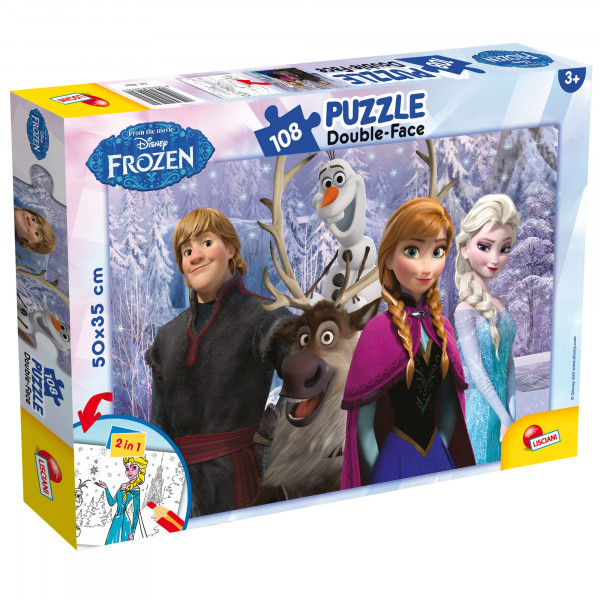 LiscianiFrozen 2 u 1 složi i oboji 108pcs 