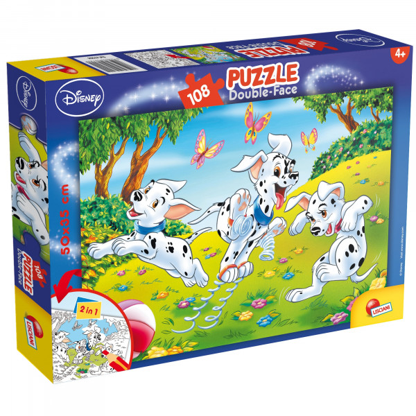 Lisciani108pcs Dalmati 2u1 slozi I oboji