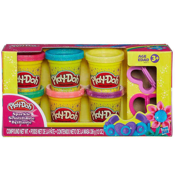 Play-doh sjajni plastelin 