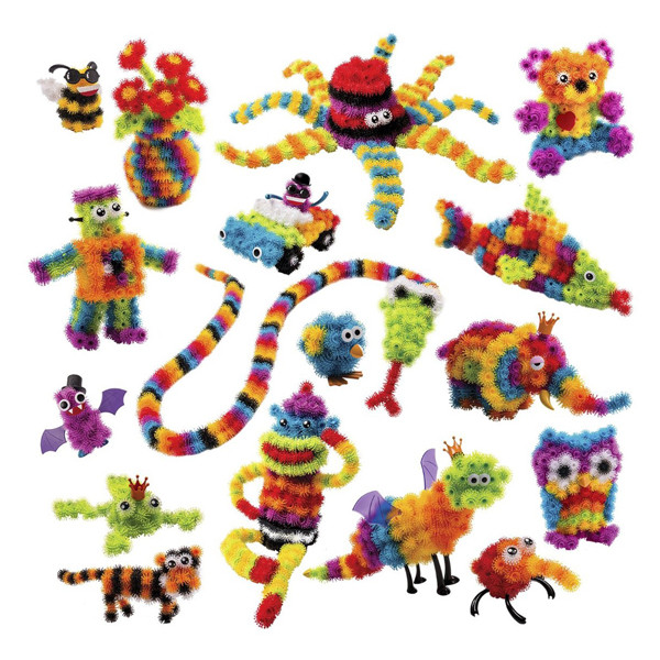 Bunchems set šareni čičak