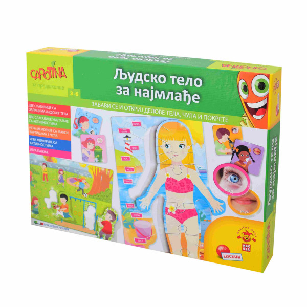 Carotina SR Edukativna igra Ljudsko telo