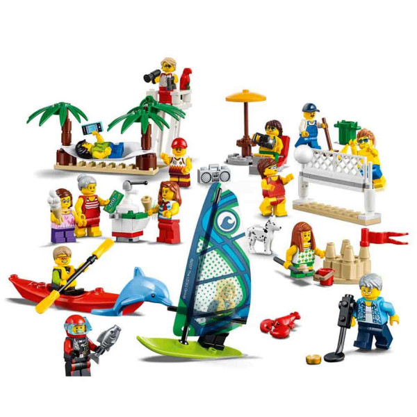 Lego city people pack fun at the beach 