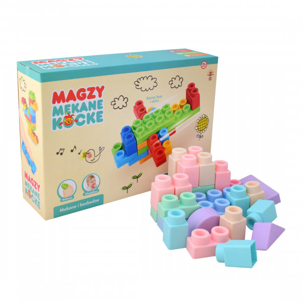 Magzy Mekane Konstruktor Kocke 45Pcs 