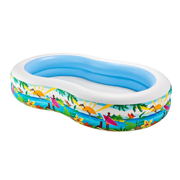Intex bazen veliki, sa printom, 262x160x46