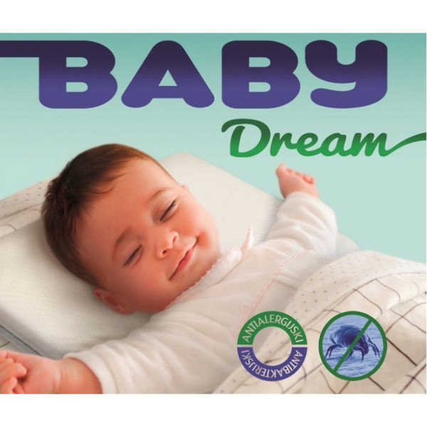 Dušek plus jastuk Baby Dream, dimenzije 30*20*3