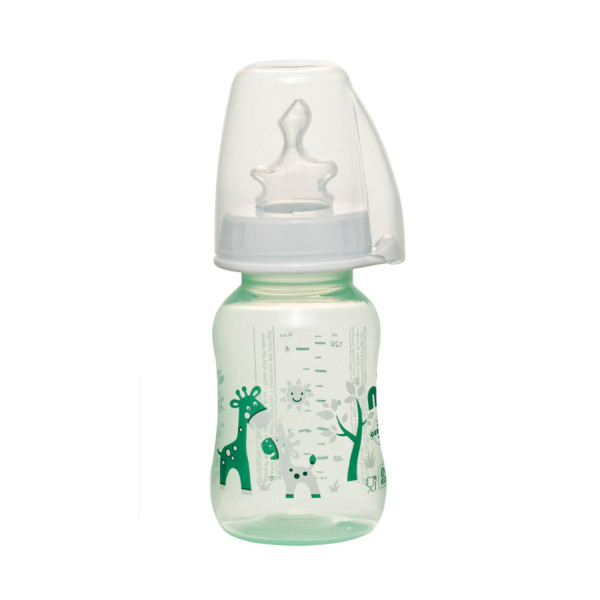 Nip PP flašica Trendy Unisex 125 ml sil.cucla 0-6m 