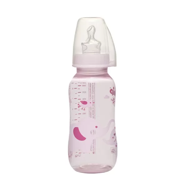 NIP pp flašica Trendy Girl 250ml sil.cucla 0-6m 