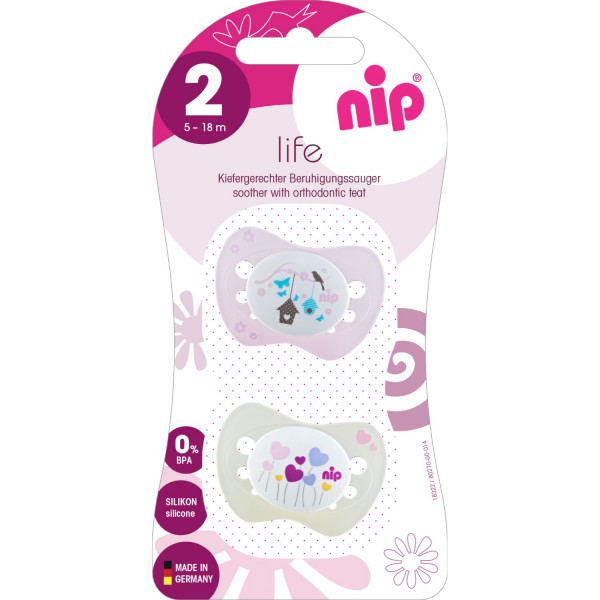 Nip laža Life,silikon 5-18m,2 kom