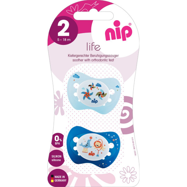 Nip laža Life,silikon 5-18m,2 kom