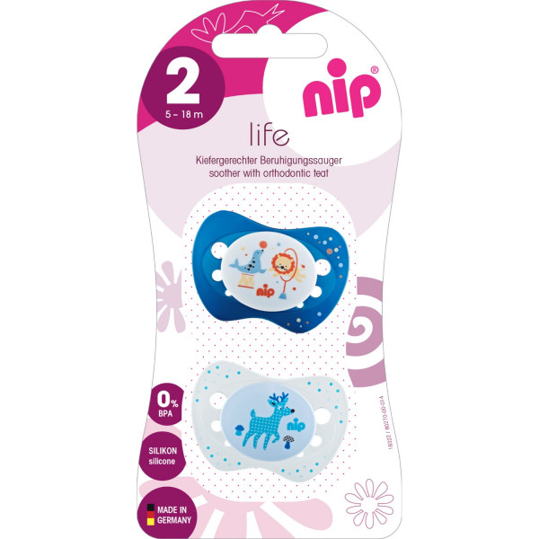 Nip laža Life,silikon 5-18m,2 kom
