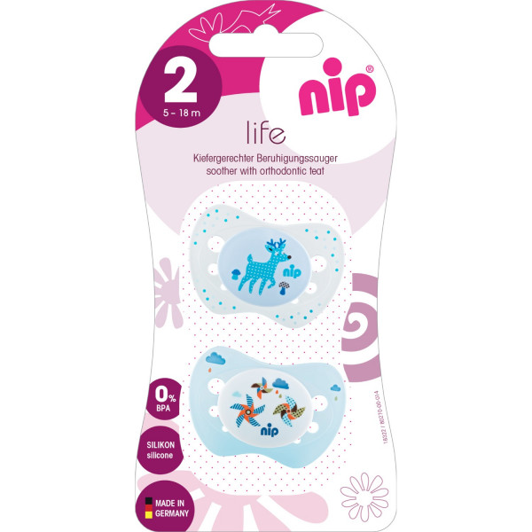 Nip laža Life,silikon 5-18m,2 kom