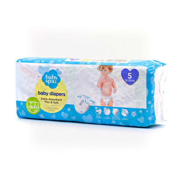 Baby spa pelene 5 junior 12-25kg 44kom 