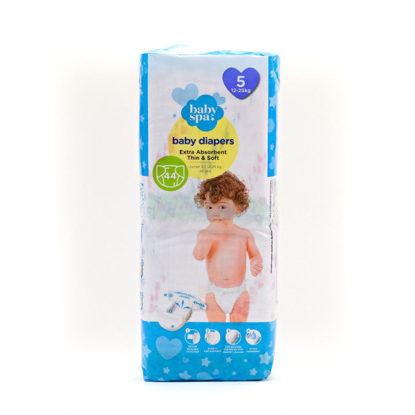 Baby spa pelene 5 junior 12-25kg 44kom