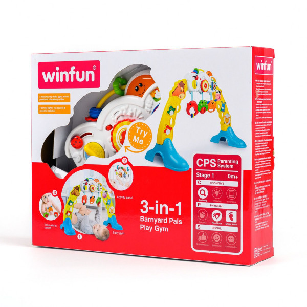 Win fun igračka gimnastika Drugari sa farme 3u1