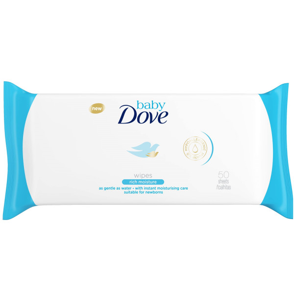 Dove baby vlažne maramice rich 50 pcs 