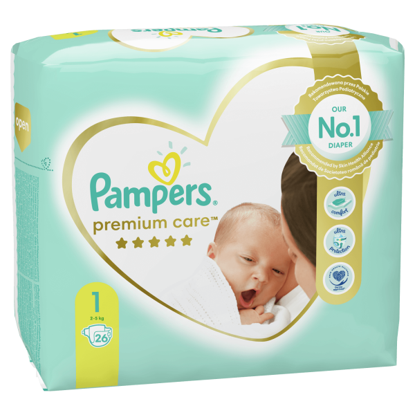 Pampers pelene premium SMP 1 newborn 2-5kg 26kom 