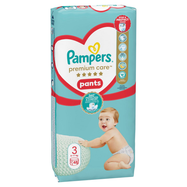 Pampers pants premium VP 3 midi 6-11kg 48kom 