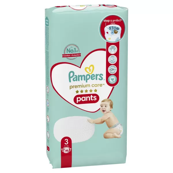 Pampers pants premium VP 3 midi 6-11kg 48kom 