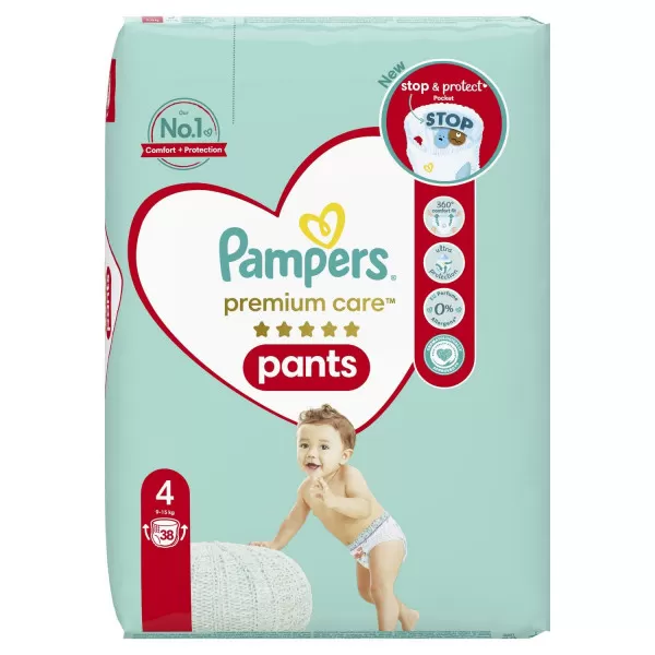 Pampers pants premium VP 4 maxi 9-15kg 38kom 
